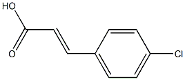 3-(4-chlorophenyl)prop-2-enoic acid 结构式