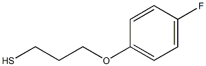 3-(4-fluorophenoxy)propane-1-thiol 结构式