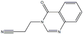 3-(4-oxo-3,4-dihydroquinazolin-3-yl)propanenitrile 结构式