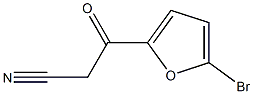 3-(5-bromo-2-furyl)-3-oxopropanenitrile 结构式