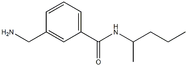 3-(aminomethyl)-N-(pentan-2-yl)benzamide 结构式