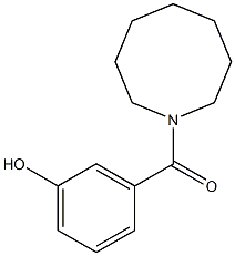 3-(azocan-1-ylcarbonyl)phenol 结构式