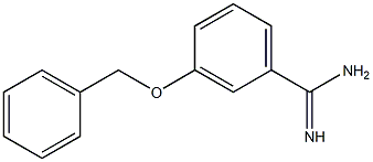 3-(benzyloxy)benzenecarboximidamide 结构式