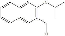 3-(chloromethyl)-2-(propan-2-yloxy)quinoline 结构式