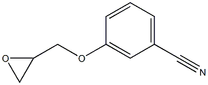 3-(oxiran-2-ylmethoxy)benzonitrile 结构式