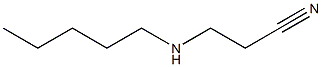 3-(pentylamino)propanenitrile 结构式