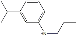 3-(propan-2-yl)-N-propylaniline 结构式