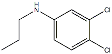 3,4-dichloro-N-propylaniline 结构式