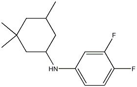 3,4-difluoro-N-(3,3,5-trimethylcyclohexyl)aniline 结构式