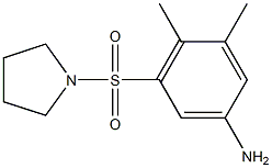 3,4-dimethyl-5-(pyrrolidine-1-sulfonyl)aniline 结构式