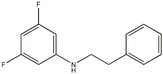 3,5-difluoro-N-(2-phenylethyl)aniline 结构式