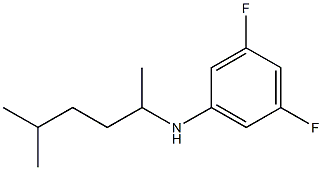 3,5-difluoro-N-(5-methylhexan-2-yl)aniline 结构式