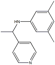 3,5-dimethyl-N-[1-(pyridin-4-yl)ethyl]aniline 结构式