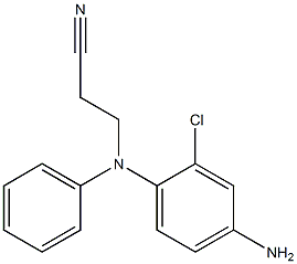 3-[(4-amino-2-chlorophenyl)(phenyl)amino]propanenitrile 结构式
