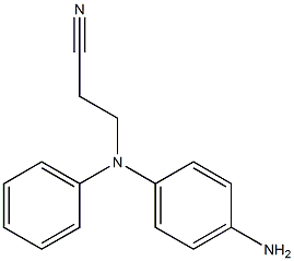 3-[(4-aminophenyl)(phenyl)amino]propanenitrile 结构式