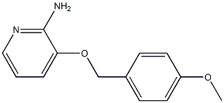 3-[(4-methoxyphenyl)methoxy]pyridin-2-amine 结构式