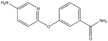 3-[(5-aminopyridin-2-yl)oxy]benzamide 结构式