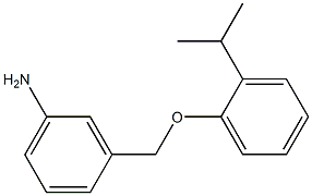 3-[2-(propan-2-yl)phenoxymethyl]aniline 结构式