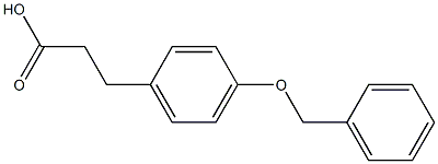 3-[4-(benzyloxy)phenyl]propanoic acid 结构式