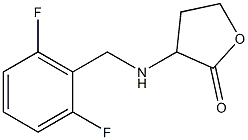 3-{[(2,6-difluorophenyl)methyl]amino}oxolan-2-one 结构式