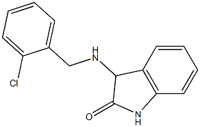 3-{[(2-chlorophenyl)methyl]amino}-2,3-dihydro-1H-indol-2-one 结构式