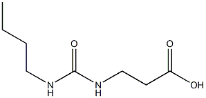 3-{[(butylamino)carbonyl]amino}propanoic acid 结构式