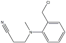 3-{[2-(chloromethyl)phenyl](methyl)amino}propanenitrile 结构式