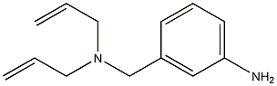 3-{[bis(prop-2-en-1-yl)amino]methyl}aniline 结构式