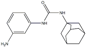 3-adamantan-1-yl-1-(3-aminophenyl)urea 结构式