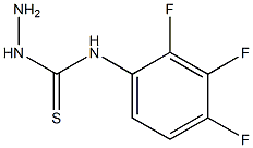 3-amino-1-(2,3,4-trifluorophenyl)thiourea 结构式