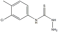 3-amino-1-(3-chloro-4-methylphenyl)thiourea 结构式