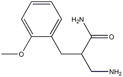 3-amino-2-[(2-methoxyphenyl)methyl]propanamide 结构式