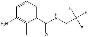 3-amino-2-methyl-N-(2,2,2-trifluoroethyl)benzamide 结构式