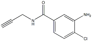 3-amino-4-chloro-N-prop-2-ynylbenzamide 结构式