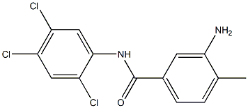 3-amino-4-methyl-N-(2,4,5-trichlorophenyl)benzamide 结构式