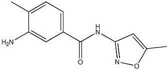 3-amino-4-methyl-N-(5-methylisoxazol-3-yl)benzamide 结构式