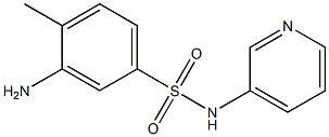 3-amino-4-methyl-N-(pyridin-3-yl)benzene-1-sulfonamide 结构式