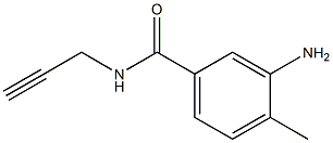 3-amino-4-methyl-N-prop-2-ynylbenzamide 结构式