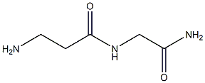 3-amino-N-(2-amino-2-oxoethyl)propanamide 结构式