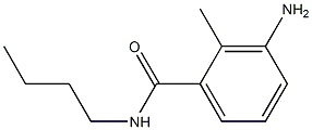 3-amino-N-butyl-2-methylbenzamide 结构式