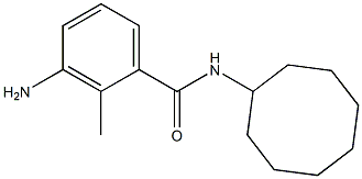 3-amino-N-cyclooctyl-2-methylbenzamide 结构式