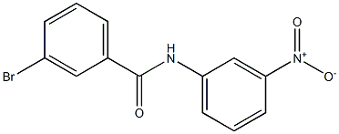 3-bromo-N-(3-nitrophenyl)benzamide 结构式