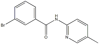 3-bromo-N-(5-methylpyridin-2-yl)benzamide 结构式