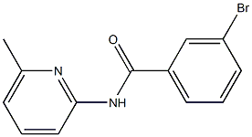 3-bromo-N-(6-methylpyridin-2-yl)benzamide 结构式
