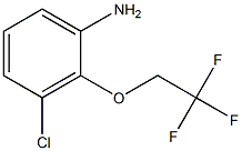 3-chloro-2-(2,2,2-trifluoroethoxy)aniline 结构式