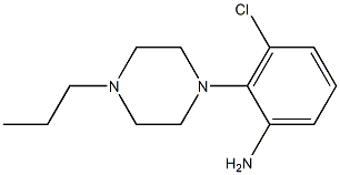 3-chloro-2-(4-propylpiperazin-1-yl)aniline 结构式