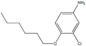 3-chloro-4-(hexyloxy)aniline 结构式