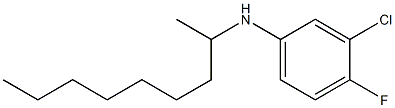 3-chloro-4-fluoro-N-(nonan-2-yl)aniline 结构式