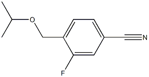 3-fluoro-4-(isopropoxymethyl)benzonitrile 结构式