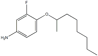 3-fluoro-4-(octan-2-yloxy)aniline 结构式